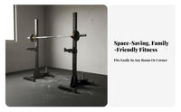 Adjustable Squat Rack High Load Capacity Split Squat Rack Stable Design Adjustable Barbell Stand for Home Gym