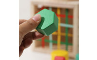 Fine Movement Skills Educational Activity Cube Early Learning Multi Activity Cube Safe Materials Bead Maze Toy Rounded Edges for Daycare, Preschool