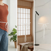 Soft Cotton Tie Belt Slim Narrow Waist Belt Skinny Waist Strap Lightweight for Women, Dresses, Casual Wear