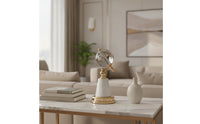 Crystal Ball Sophisticated Ornament Minimalist Sculpture for Office, Study