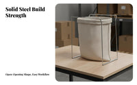 Hands-Liberated Operation Woven Sack Holder Frame Heavy Duty Bag Access Ing Stand Easy Assembly Mail Sorting Bag Stand for E-Commerce Sellers, Logistics Personnel, Shipping Department
