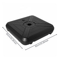 Thickened Water Umbrella Base Black Roman Umbrella Base Rustproof Outdoor Goods Wind-Resistant