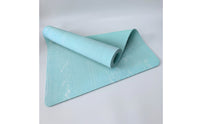 Non Slip Exercise Mat Double-Sided Textured Exercise Mat Cushioned Recycled for Home Gym