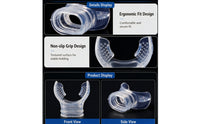 Scuba Diving Regulator Mouthpiece Disposable Silicone Mouthpiece with Lanyard Non Soft for Divers, Snorkeling, Travel