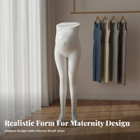 Mannequin Lifelike Mannequin Form Sturdy Construction Maternity Display Form for Retailers, Window Displays, Boutiques, Showrooms