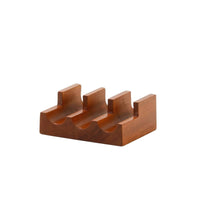 Wooden Sushi Serving Stand Compact Sushi Display Stand Sturdy Rack Reusable for Japanese Restaurants