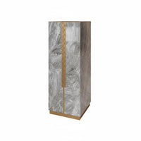 Floor-Standing Rectangular Display pillar Elegant Accent Piece Pedestal Stand Modern design Decorative Furniture Minimalist Design for Home Decorators, Interior Designers, Hotel Lobby, Living Room, Entryway, Showroom