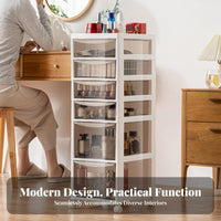 Rolling Makeup Trolley particle-proofresistant Top Multi-Drawer cosmetic Trolley Space-Saving
