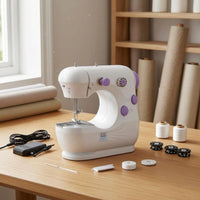 Mini Tabletop Sewing Machine Foot Pedal Home Appliance
