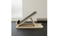 Wooden Slant Board Portable Design Wooden Incline Board Non-Slip Surface Calf Stretcher for Therapeutic Patients, Beginners, Stretching