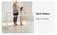 Freestanding Dance Barre Versatile Portable Dance Barre Wobble Mobile Leg Stretching Bar for Children, Beginners, Classroom