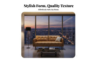 Nordic stylish 2-Seater Loveseat Modern Design Upholstered Two-Seater Small Space suitable for Sofa Minimalist design and aesthetic for Apartment Dwellers, pairs, property owners, Living Room, Lounge Area, Bedroom, Office