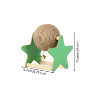 Cat Scratching Ball Interactive Sisal Scratching Ball Stable for Kittens