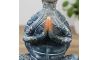 Turtle Meditation Statue Peaceful Design Relaxing Touch for Desktop