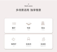 北欧奶油风餐椅家用简约现代软包靠背椅轻奢高级感餐桌椅客厅凳子 【猫抓皮】桔色
