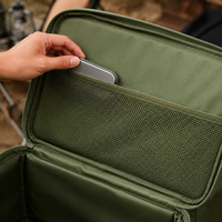 Camping Bag 42L, Waterproof Equipment Bag 600D Oxford, Camping Gear Organizer with Compartments and Handles, 48x33x27cm