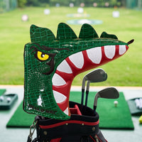 Dinosaur Putter Cover Green Putter Cover Headcover Textured Cool for Golfers
