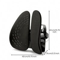 Ergonomic Support Cushion Adjustable Back Support Cushion Breathable Backrest Long-Lasting for Drivers