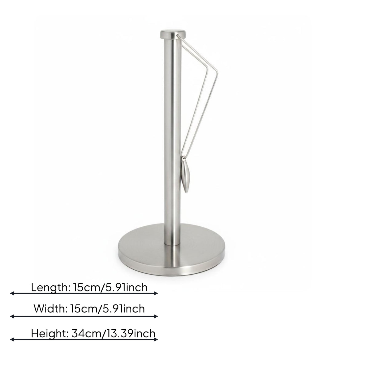 Stainless Steel Paper Towel Stand Easy to Clean for Restaurant