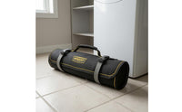 Oxford Cloth Roll-up Tool Bag Yellow Piping Roll up Tool Bag Fastening Straps Carrying Handle