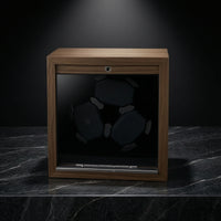 Wooden Watch Winder Box Rotating Automatic Watch Winder Compact Display Case Tabletop for Dresser, Bedroom