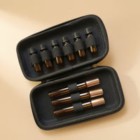 Essential Oil Storage Case Woven Look Essential Oil Carrying Case Rectangular Hard Shell Organizer