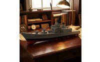Shirane-Class Ship Model Nautical Helicopter Escort Ship Model Compact for Desk