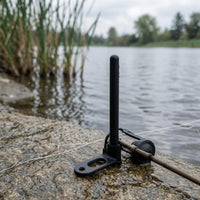 Knurled Texture Fishing Alarm Bracket Matte Finish Rod Alarm Mount