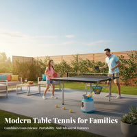 Solo Practice Table Tennis Pong Ball Machine Easy to Use Table Tennis Training Machine Lightweight Automatic Table Tennis Server Consistent for Children, Students, Beginners