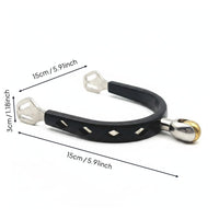 Equestrian Roller Equestrian Accessory Horse Friendly Rubber Coated Accessory Wear Resistant Riding Gear for Riders