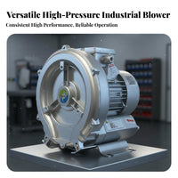 High Pressure Whirlwind Blower All-Copper Engine Side Passage Blower Manufactu Circular Air Blower Die-Cast Aluminum Housing Low