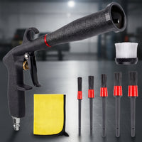 Car Interior Cleaning Handheld Air-Powered Cleaning with Brushes Powerful