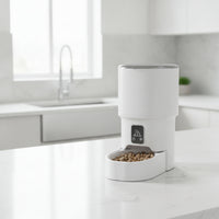 Automatic Pet Feeder Anti-Clogging Automatic Cat Feeder Freshness Preserving Pet Food Dispenser for Indoor, Home
