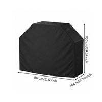 Grill Cover with Drawstring Weatherproof Barbecue Grill Cover Anti for Backyard