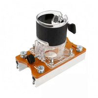 2-in-1 Slotting Guide Bracket Border Positioning Router Slotting Guide Adjustable Clamping Router Bracket Orange