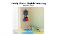 Bluetooth Connectivity Smart Music Boxing Machine 9 Adjustable Speeds Music Boxing Machine Shock Absorbing Electronic Punching Target Stress Relief for Children, Adults, Families