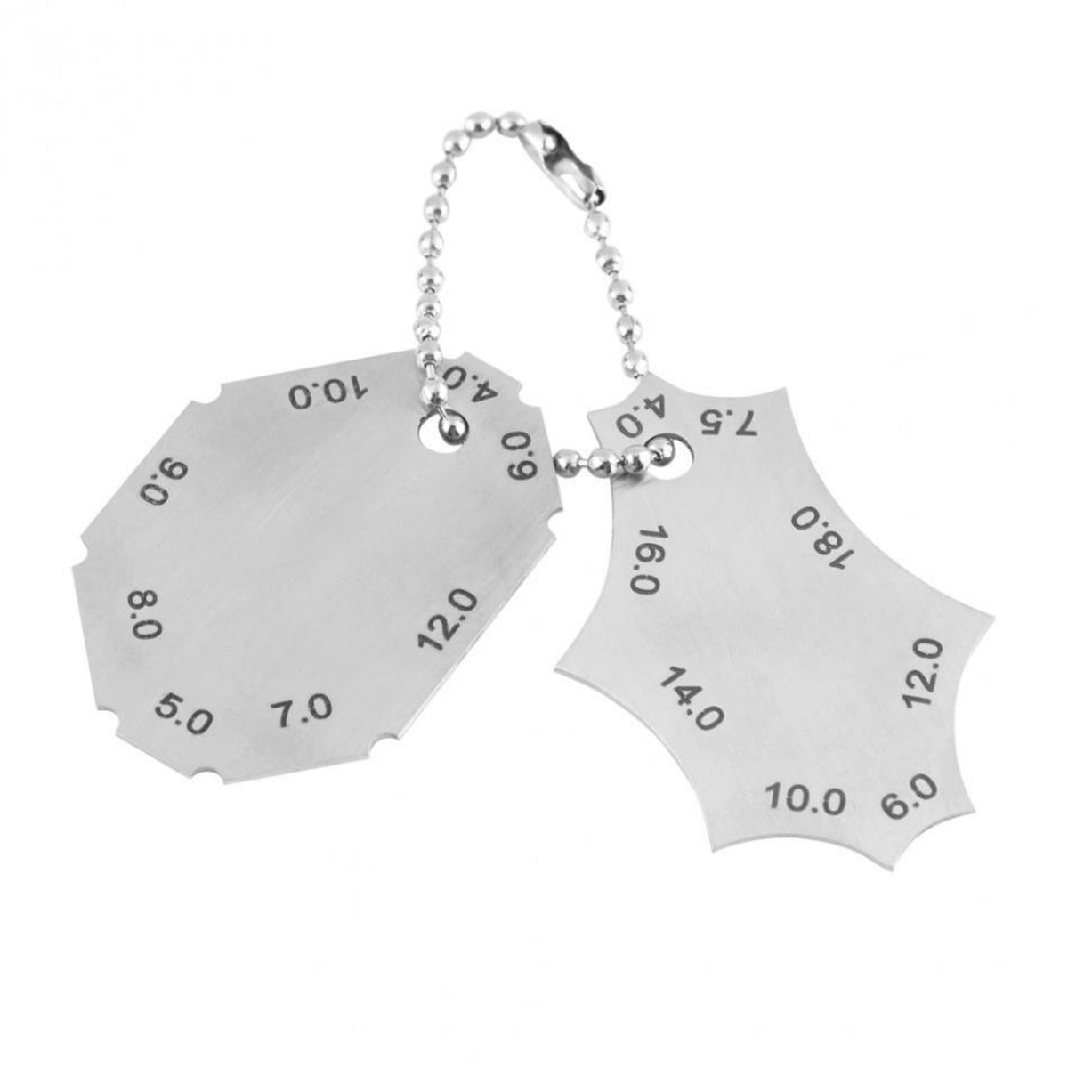 Fabrication Seam Gauge Portable Weld Inspection Gauge Weld Inspection Ruler Compact Metal for Welders, Quality Control