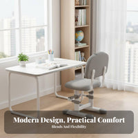 Ergonomic Design Adjustable child's Desk Chair Stable Base Study Seat Support kids' Furniture Easy to Clean for Students, Children, Teenagers, Studying, Home, Bedroom, School