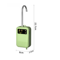 Built-in Light Portable Electric Water Pump Food Grade Material USB Water Pump Hands Free Outdoor Gear for Fishing, Camping, Hand Washing Mixing