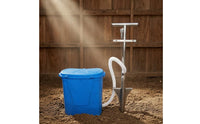 Metal Frame Orchard Fertilizer Applicator Plastic Hopper Backpack Fertilizer Applicator Corrugated Hose Agricultural Equipment Pointed Tip for Underground Soil