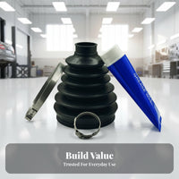 CV Joint Boot Kit Dustproof CV Boot Repair Kit Oil & Grease Resistant
