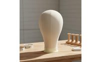 Stable Base Pinnable Hairpiece Head Multi-Purpose Canvas Block Head Display Equipment for Salon