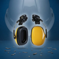 Safety Earmuffs with Helmet Attachment Industrial Earmuffs with Helmet Attachment Ear Defenders Noise Reduction