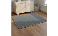 Long-Lasting & Scratch-Resistant Cat Litter Mat Non-Slip Backing Litter Trapping Mat Soft on Paws Floor Protection Odorless