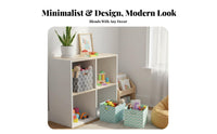 Foldable textile Cube With Handle foldable Cube container long-lasting for Office, Adults