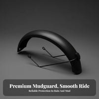 2 Pieces Electric Bikes Mudguard Rainproof Front Rear Splash Guard Full Coverage Cycle Accessory for Rainy