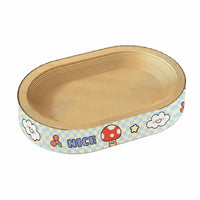 Multi-Functional Corrugated Cardboard Cat Lounger Large Space Cardboard Cat Scratcher Lounge Non-Slip Pet Supplies Long-Lasting for Cats, Indoor