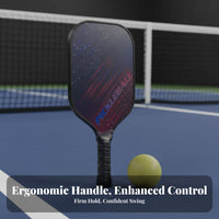 USAPA Approved T300 Pickleball Paddle Safeguarding Border Guard Carbon Fiber Pickleball Paddle Cushioned Grip for Tournaments, Club Play