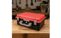 Hard Carrying Case Safeguarding Hard Case with Handle Storage Box Heavy Duty Shockproof for Technicians, Travel, Field Work
