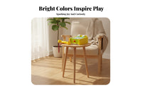 Raised Buttons Wooden Toy Telephone Realistic Imitation Telephone Toy Imaginative Play Wooden Pretend Phone Interactive for Preschoolers